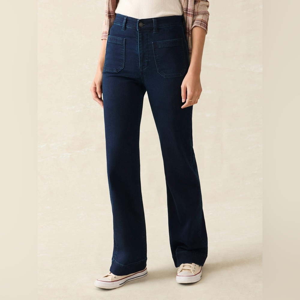 Faherty Stretch Terry Patch Pocket Pant